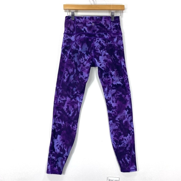 Athleta Rainier Womens Leggings Small Performance Purple Athletic Boho Casual - Picture 4 of 9